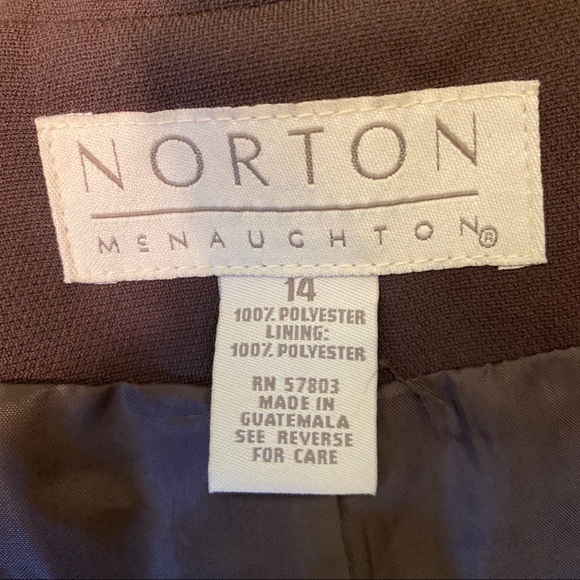 Norton McNaughton Vintage Zippered Jacket, Brown - Picture 6 of 6